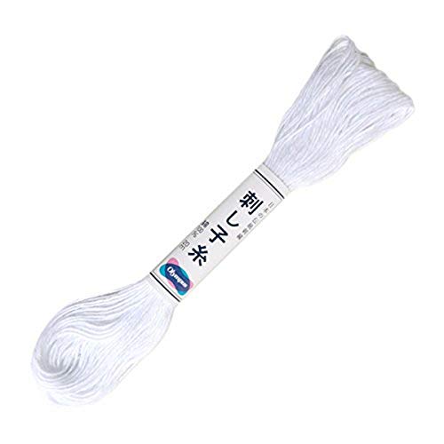 OLYMPUS オリムパス 刺し子糸 単色1かせ 20m OS-1