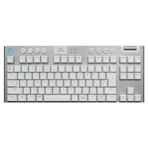 ロジクールBluetooth/LIGHTSPEED/有線接続対応 テンキーレスワイヤレスRGBメカニカル ゲーミング キーボード タクタイル 日本語配列（ホワイト）Logicool G913 TKL LIGHTSPEED Wireless RGB Mechanical Gaming Keyboard-TactileG913-TKL-TCWH