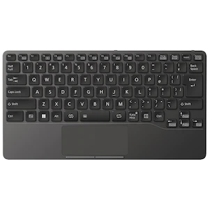 富士通Bluetooth5.0 ワイヤレス モバイルキーボード 日本語配列86キー（ダークシルバー）FUJITSU FMV Mobile Keyboard - Dark SilverFMV-NKBUD