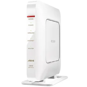 バッファローWi-Fi 6（11ax）対応 デュアルバンド(1201+573Mbps) イージーメッシュ 無線LANルーターWSR-1800AX4-WH