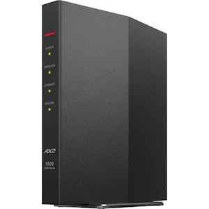 バッファロー11ax（Wi-Fi 6）対応 無線LANルータ 親機(1201+300mbps)(ブラック)WSR-1500AX2S-BK