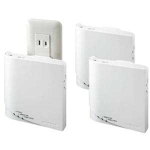 Ｉ／Ｏデータ360コネクト搭載867Mbps対応Wi-Fi メッシュルーター（コンセント直差しタイプ）【親機1台＋子機1台セット】WN-DX1300GNEX