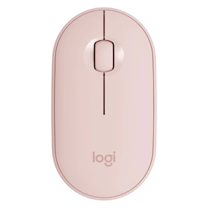 ロジクールBluetooth/2.4GHzワイヤレス オプティカルマウス（ローズ）Logicool Pebble M350M350RO