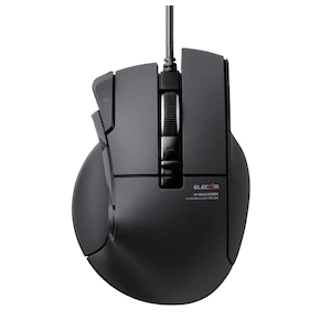 エレコムUSB有線光学式 10ボタン MMOゲーミングマウス（ブラック）“DUX”（ドゥクス）M-DUX30BK