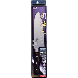 貝印
 三徳ディンプル包丁 16.5cm
 関孫六 べにふじ
 000AB5438