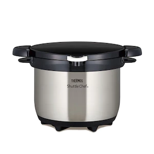 サーモス
 【IH対応】真空保温調理器 20cm 3.0L クリアステンレス
 THERMOS シャトルシェフ
 KBG-3000-CS